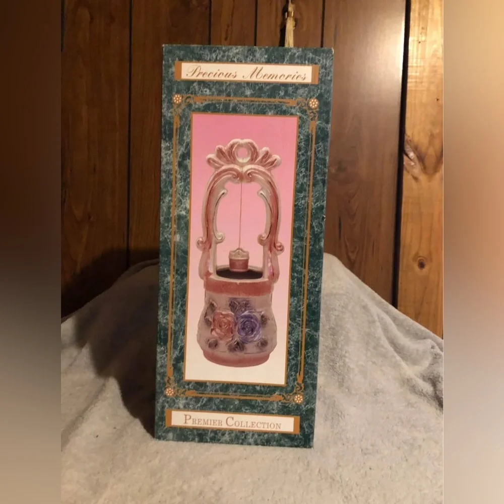 New In Box Premier Collection Decorative Lantern - Pink and Purple